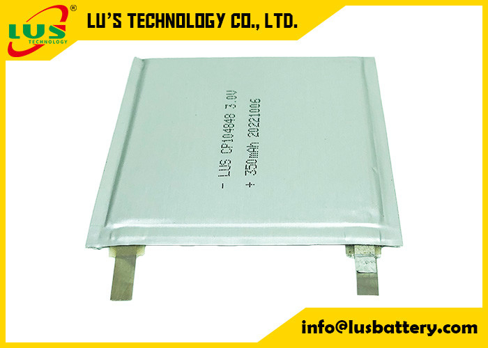 CP104848 3,0V 400mAh Limno2 Ultra Thin Non Rechargeable Soft Li-Mno2 Flat Lithium Battery 104848