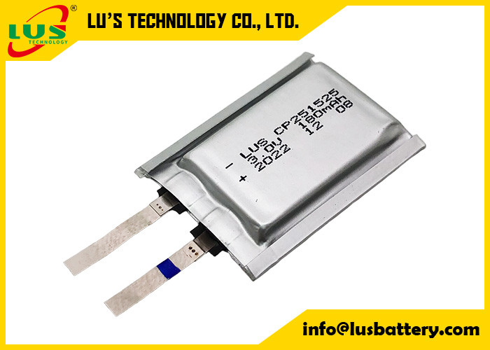 LiMnO2 Ultra Thin Cell 3V CP251525 Akumulator 150mah Litium Mangan Dioxide Cell 3,0 Volt Akumulator