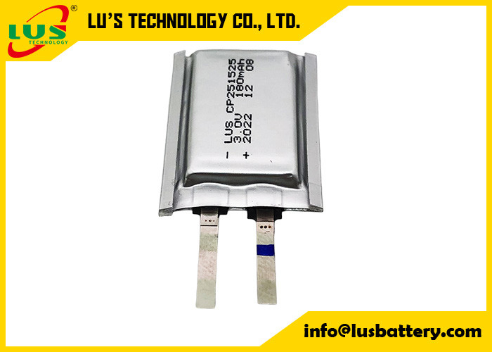 LiMnO2 Ultra Thin Cell 3V CP251525 Akumulator 150mah Litium Mangan Dioxide Cell 3,0 Volt Akumulator