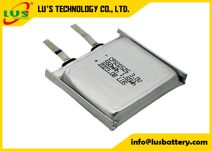 CP502525 3v 550mAh Soft Pack Battery For IOT Sensors CP502520 LiMnO2 Thin Cell 3.0V Thin Flexible Battery