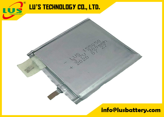3.7v 1.11wh bateria lipo 300mah Ultra Thin Cell Litium Polimerowe Baterie LP155050