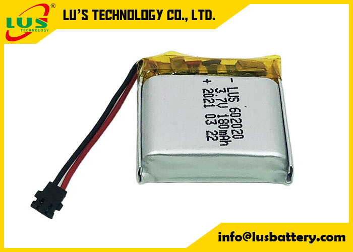 3.7V 180mAh Lipo Polimerowy Litowo-Jonowy Polimerowy Akumulator LP602020 062020 180mAh 3.7V Li Polimerowe Akumulatory