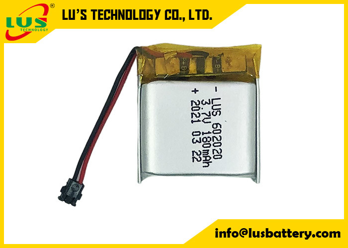 3.7V 180mAh Lipo Polimerowy Litowo-Jonowy Polimerowy Akumulator LP602020 062020 180mAh 3.7V Li Polimerowe Akumulatory