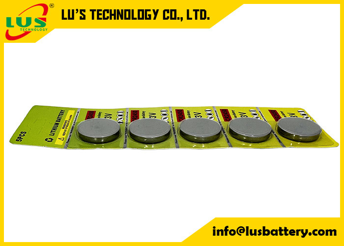 CR2450 Litowa bateria 3v ECR2450 Baterie do ESL Litowa bateria monet CR2450 w Karcie komórkowej (5 PCs Pack)