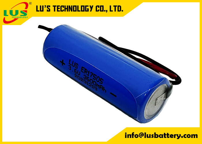 Akumulator 3600mAh ER17505 Akumulator z pierwotnymi ogniwami litowymi Bateria wielkości A 3.6V Li-SOCl2 z terminalami OEM