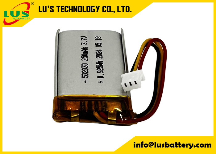 250mAh Litium Polimerowy Akumulator LP502030 3.7V Li Polimerowy Akumulator LP502030 3.7V OEM