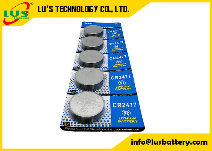 CR2477 3V Litowe ogniwa Bateria zamienna dla CR2477-T5 Bateria 3.0V Litowe baterie PLC 1100mah