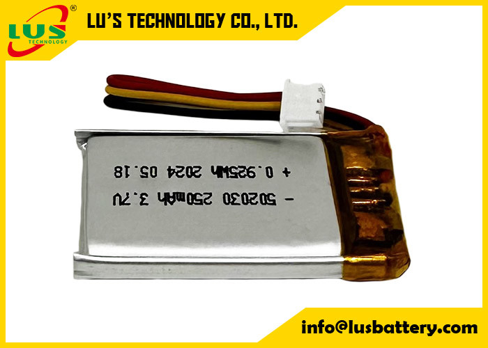 3.7v akumulator 502030 Li Polimerowy akumulator LP502030 3.7V 250mAh cienka komórka do ładowania