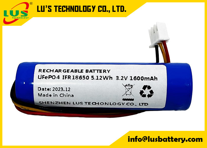18650 Akumulator 1500mAh 3.2V Ładowalny Lifepo4 Akumulator OEM IFR18650 1.5ah akumulator litowy