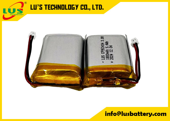 Litowy akumulator dwutlenku manganu CP952434 Łagodny pakiet akumulator litowy 1800mah akumulator 3,0 V