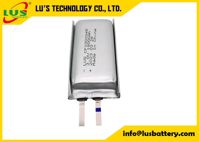 Nieodładowalna Cienka bateria litowo-jonowa CP1002045 3,0 woltów bateria litowa 2000mah