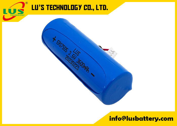ER17500 3.6v 3600mAh podstawowy akumulator Lisocl2 3.6v 3600mah PLC Litium Battery Pack OEM