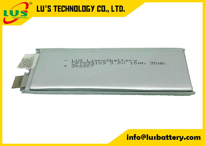 CP7839109 3,0V Pierwotny akumulator Li-MnO2 10AH 3V Soft Pack akumulator limno2 CP7839109