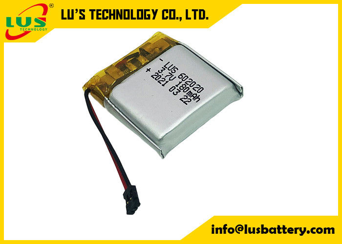 3.7V 180mAh Lipo Polimerowa Akumulacja LP602020 Akumulacja litowa 180mah Akumulacja 3,6V