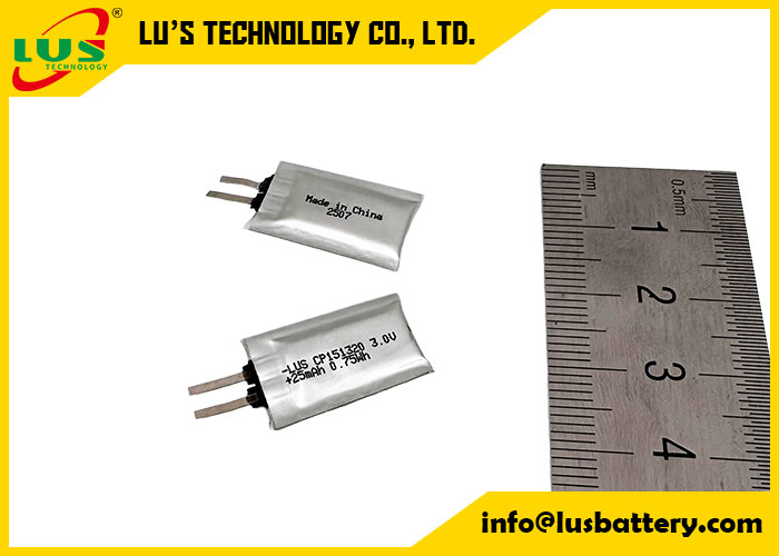 Bateria ultra cienka 3.0V 25mAh Cp151320 Bateria litowa pierwotna CP151220 bateria limno2