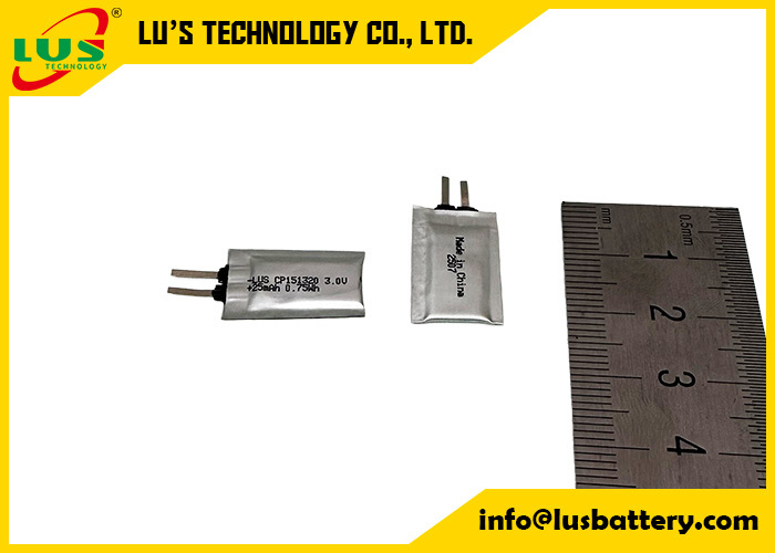 Bateria ultra cienka 3.0V 25mAh Cp151320 Bateria litowa pierwotna CP151220 bateria limno2