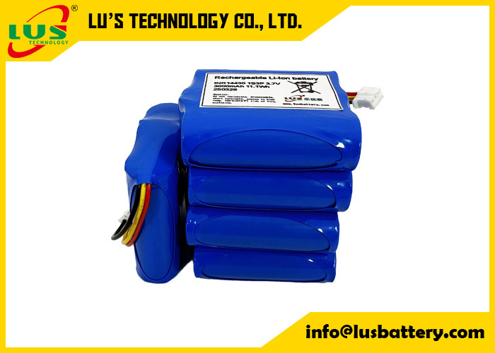 INR14430 3,7V 3000mah Litowo-jonowa bateria 1S3P ładowalna bateria litowo-jonowa