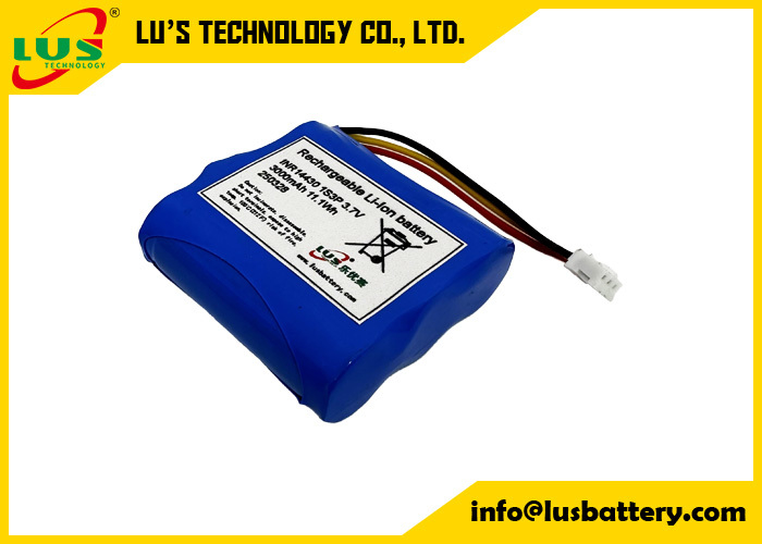3.7V 3000mah akumulator do ładowania 14430 1S3P akumulator litowo-jonowy 3,6volt bateria OEM