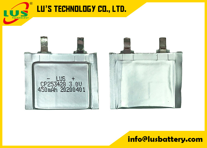 Akumulator polimerowy RFID Li CP253428 3,0 V 450 mAh do tagu wtryskowego