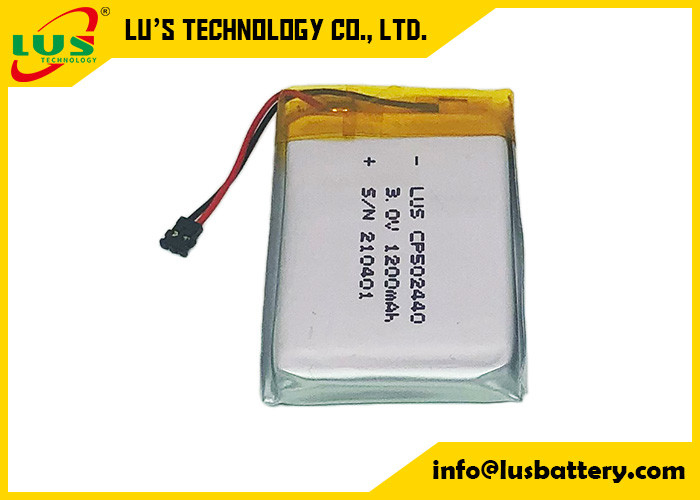 3.0V 1200mAh bateria litowa Mno2 CP502440 do produktów RTLS