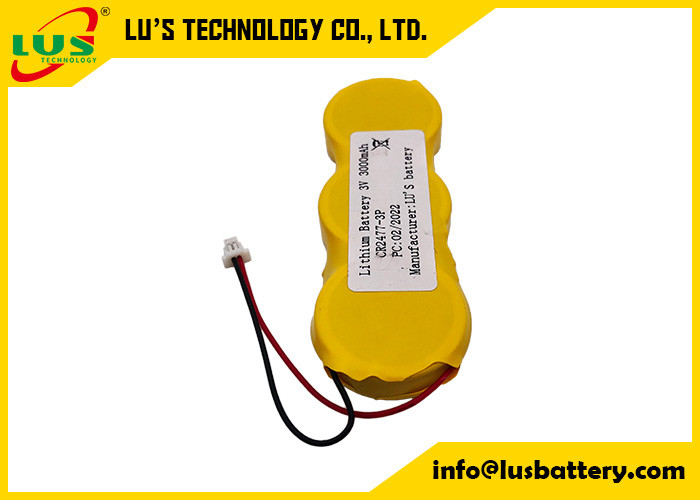 Bateria guzikowa 3V 3000mah CR2477 3p Równolegle ze złączami przewodów
